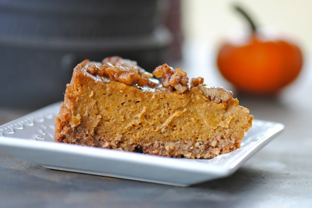 DSC_0098 Marly's picture of gluten free vegan pumkin pie. Perfect for the holidays