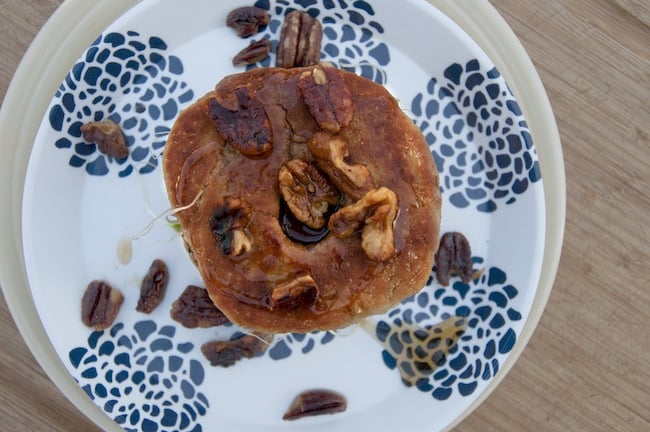 Overhead view of the Maple Donut bun