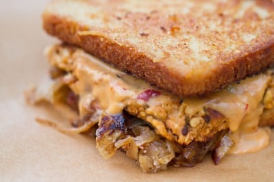 A vegan version of The Maple sandwich which was featured on the Huffington Post.