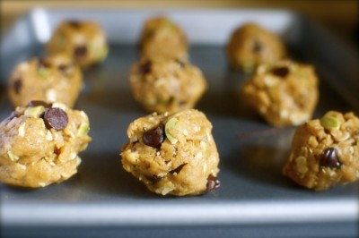 Cookie Dough ready to be baked into the Best Chocolate Chip cookies!