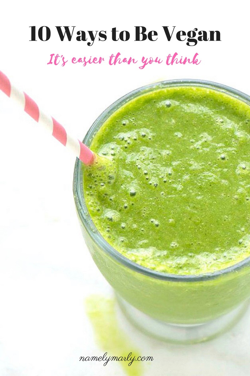 If you think it's too rigid for you life, look at this post on 10 Ways to Be Vegan for ideas on how you can incorporate more vegan into your everyday diet and living.