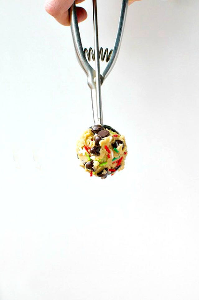 Oh, Vegan Christmas Sprinkle Cookies. You had me at the dough. Sigh.