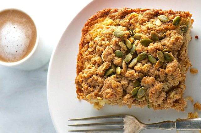 Pumpkin Seed Coffee Cake