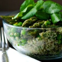 Quinoa Pesto Veggie Bowls