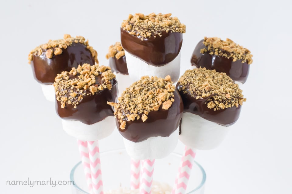 Easy Vegan Marshmallow Pops