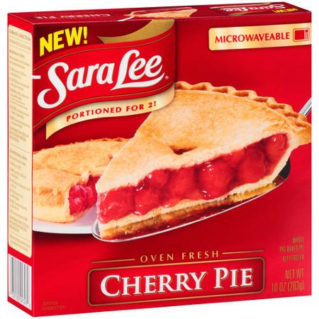 Sara Lee Cherry Pies are listed as an accidentally vegan food on Namely Marly