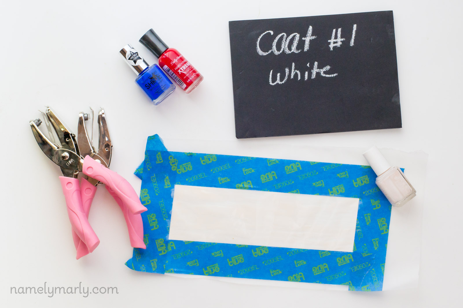 Stars and Stripes Nail Art DIY Instructions