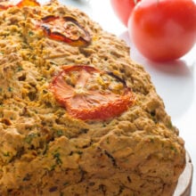 Vegan Savory Zucchini Bread. Create a delicious, Italian-inspired bread to serve with soups, salads, or just about any meal you choose. This quick bread is easy to make and a real crowd favorite!
