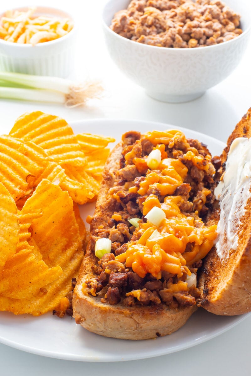 Vegan Chopped Cheese Sandwich