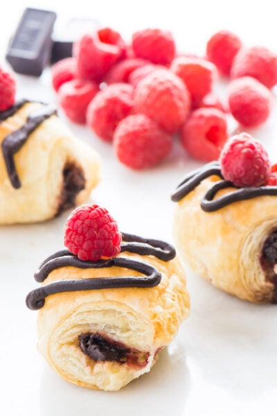 Easy Vegan Chocolate Croissants