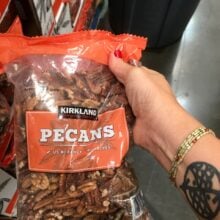 Love these Kirkland Pecans to use in my Vegan Pecan Pies