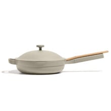 a frying pan on white background